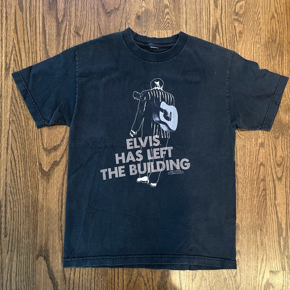 Vintage 90’s Black / White Elvis Tee